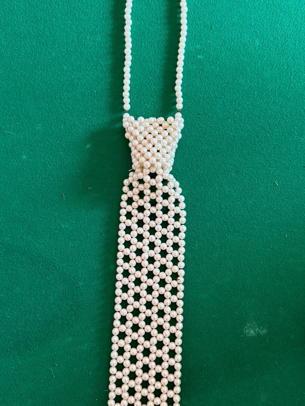 Elegant Cream Pearl Beaded Necklace - Classic Women Jewelry